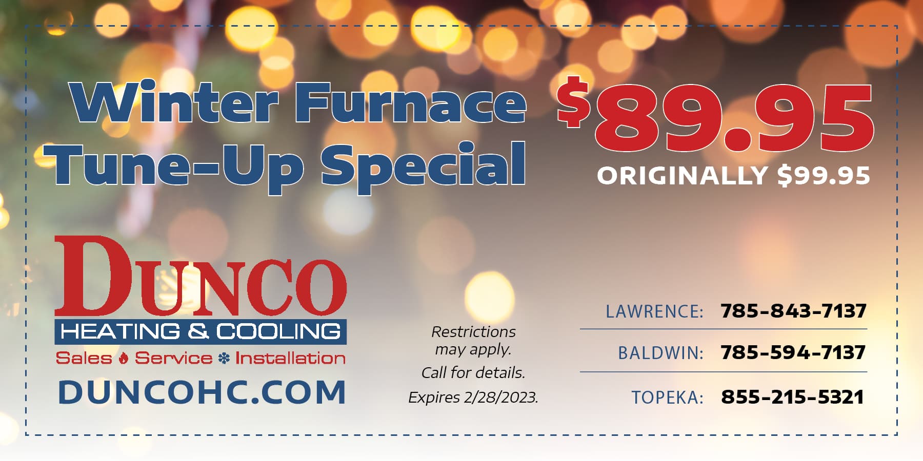Furnace Special