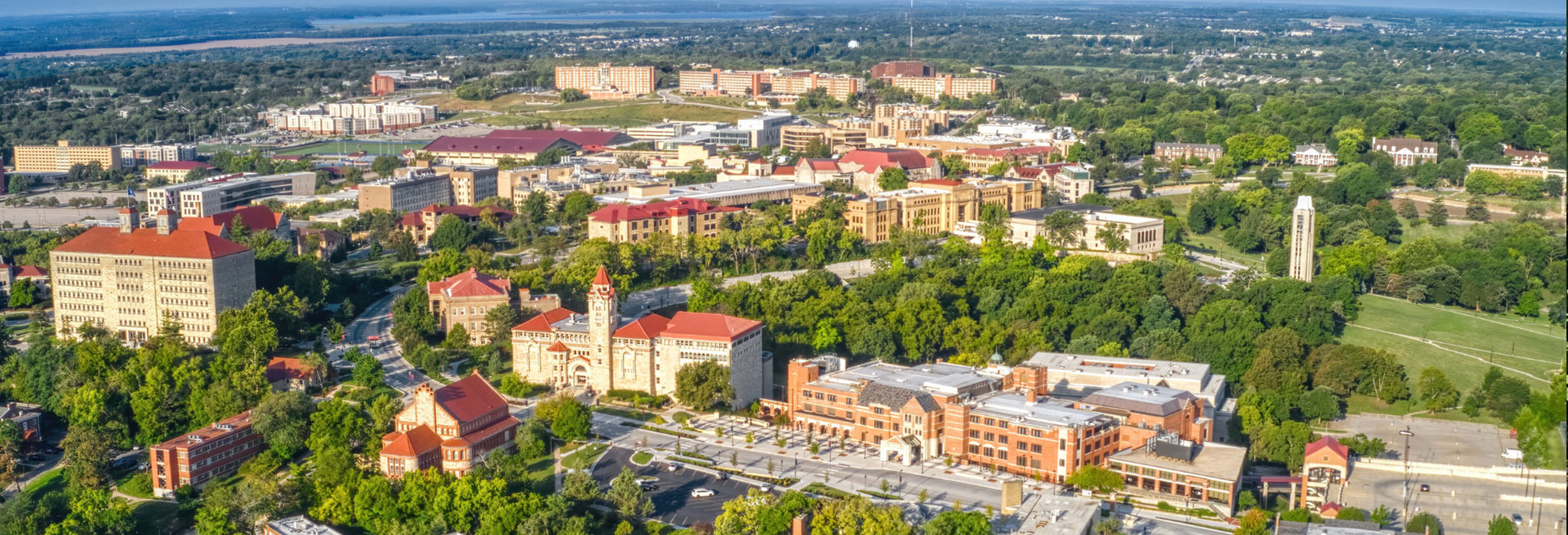 skyline view of lawrence, ks